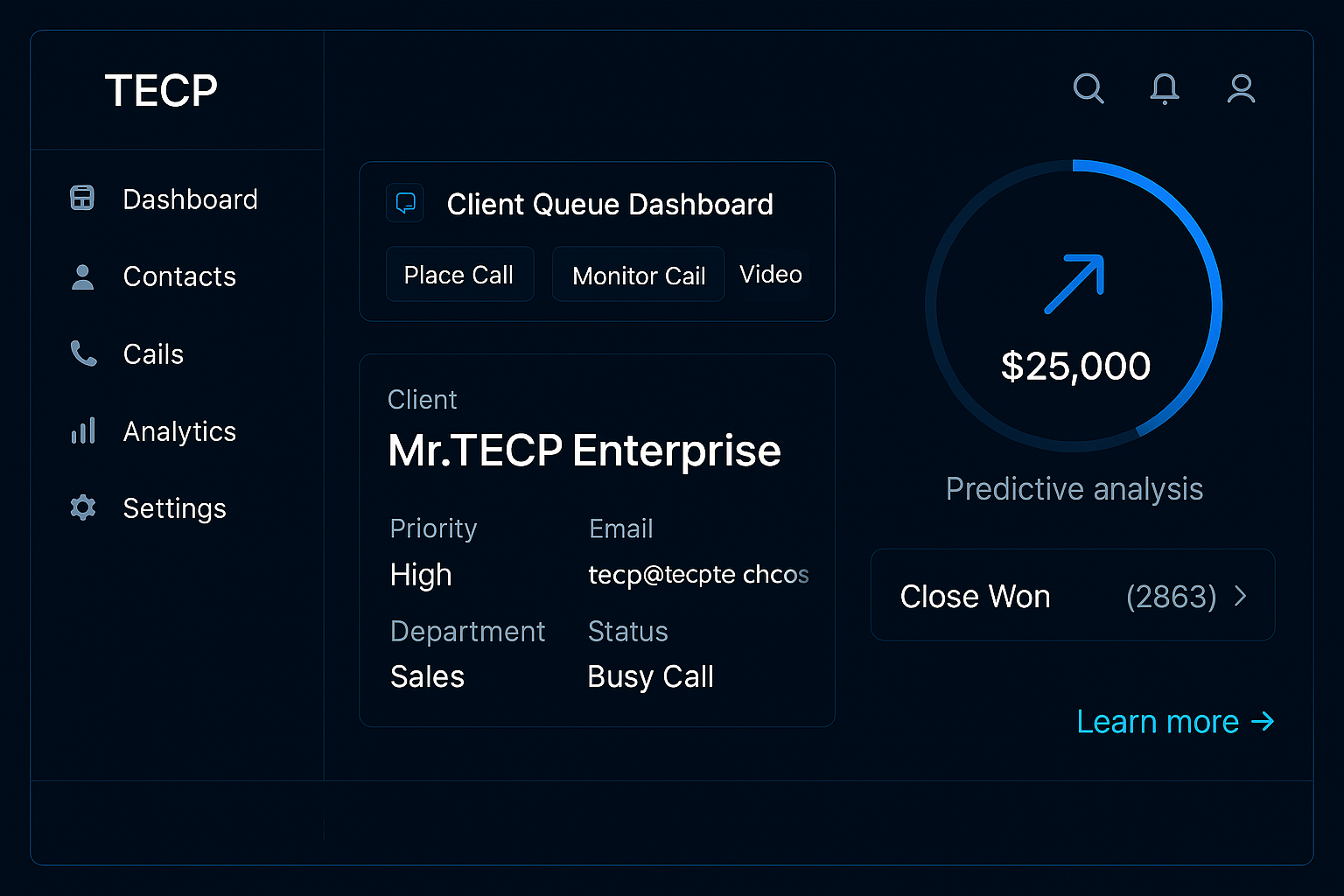 TECP CRM Dashboard